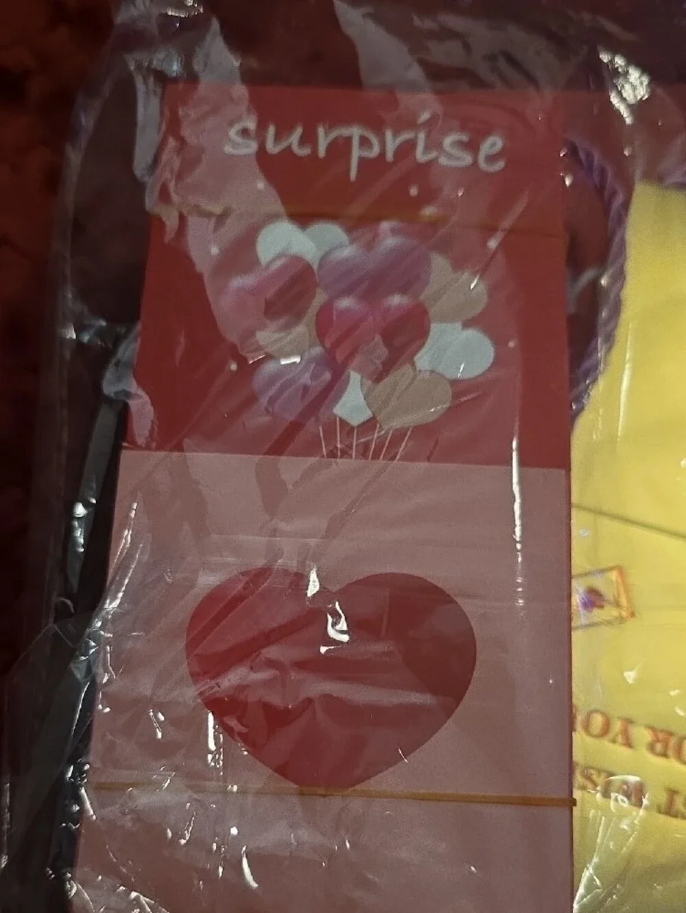 Surprise Heart Gift Bags - Pink and Red Party Favor Set